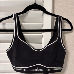 ALO Yoga Black and White Sports Bra